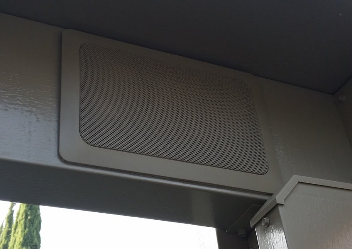 Patio speaker install promotion